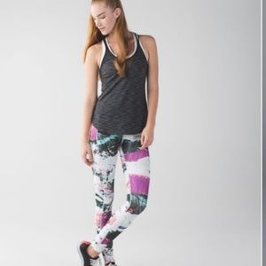 Lululemon Fast And Free printed leggings